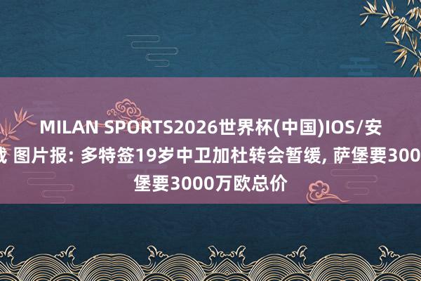 MILAN SPORTS2026世界杯(中国)IOS/安卓官方下载 图片报: 多特签19岁中卫加杜转会暂缓， 萨堡要3000万欧总价